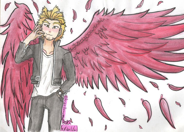 Hawks wings watercolor practice