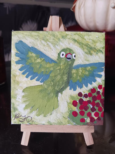 Cotorra Puertorriquena Pintura 2023